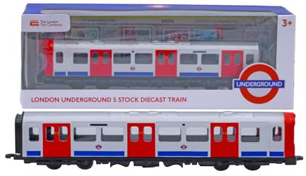 Officially Licensed London Underground Tube Train Diecast Model - Realistic Diecast Metal Toy for Kids and Collectors - Transport for London