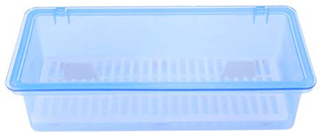 Köksredskapshållare Genomskinlig ätpinnar Dräneringsställ Besticklåda Sked Gaffel Kniv Avtappningskorg Bestick Silver Bestick Förvaring Caddy Organizer Container