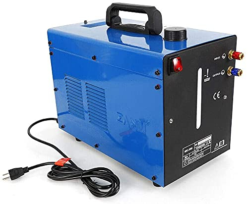 Profi Wasserkühler Schweissgerät, AC/DC Schweißgerät Tig Wig Mig, Welding Machine 370W 10L Kühler Wasser Kühlung, Vortex-Wasserpumpen (Blau)