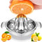 Kezidhp Spremiagrumi Manuale 300ml in Acciaio Inossidabile 304, Facile da Pulire, con Filtro e Contenitore per Arance, Limoni e Lime, Lavabile in Lavastoviglie, Design Ergonomico