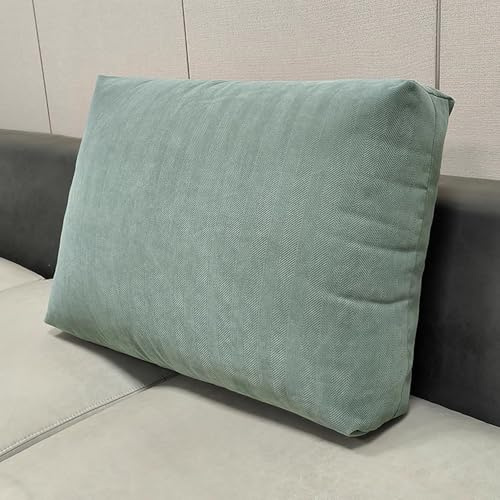 UWOBTN Schienale Divano Cuscino, 60/70/80/90cm Cuscini da Lettura Grande Supporto Lombare Cuscino Parete Removibile Lavabile per Letto, Divano, Tatami(A11,60x50x15cm)