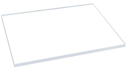 YTSMZX Trasparente Lastre Acriliche 100mmx200mmx1mm,16 Pezzi