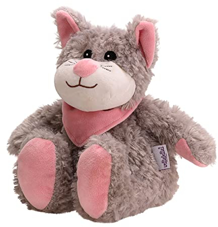 welliebellies® Wärmekuscheltier Katze groß 30cm für Mikrowelle Backofen