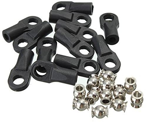 Replacement Part For 12pcs M4 Rosk Mini Trax 1/10 REVO SUMMIT Briquette 5347 Reprap 3d Printer Arm Training Rod Ends RC Cars