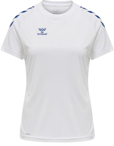 hummel hmlCORE XK Poly T-Shirt Damen weissblau, M Damen