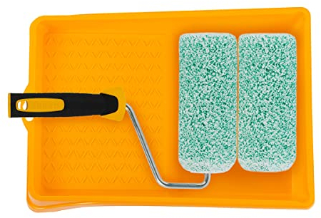HARDY WORKING TOOLS Micromix - Kit de Peinture Professionnel Avec Bac et Rouleau 18 cm - Système de Panier et Accessoires Complets