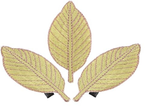 MOLUCKFU 3piezas Pinzas Cabello Pasadores Metálicos Accesorios De Pelo Horquillas De Bordada Mujeres Duraderas Resistente Humedad