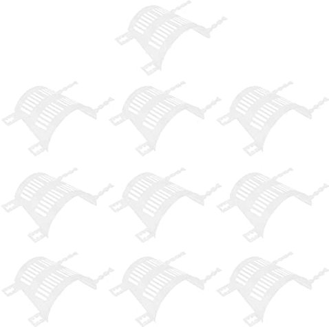 Parliky Set Di 10 Vasi Da Fiori in Plastica Per Piante Verdi Design Unico Non Per Piantagione E Giardinaggio Da