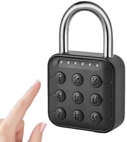 SPORWAY Cadenas à combinaison : cadenas à 6 chiffres, serrure avec code numérique, IP67 étanche serrure en métal pour gym, bureau, maison, jardin, armoire