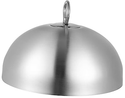 POPETPOP Protector De Alimentos Funda Para Platos Acero Inoxidable Práctico y Duradero Plateado