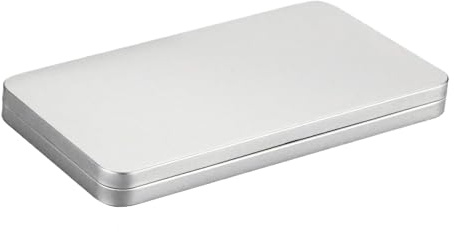 Duvcoywae Caja Para Dinero - Caja De Caudales Metálica - Organizador Robusto de Acceso Rápido, Dispensador Multiusos para Píldoras con Tapa para Dormitorio, Autocaravana, Hogar, Viaje, Acampada