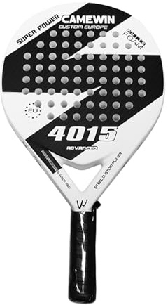Zanthicia Raquettes de Paddleball avec Noyau en Mousse EVA, perçage amélioré pour Un Meilleur contrôle, balles de Beach Tennis, Structure Stable, surgrip en Fibre Carbone, Sac Transport