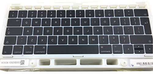 OLVINS Juego de Tapas de Teclas de Repuesto Teclas del Teclado UK Teclas QWERTY para MacBook Pro Retina 13 15 '' A1706 A1707 Teclas UK