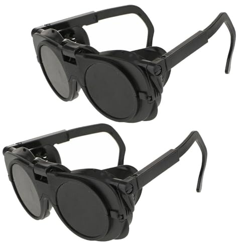 UCCKEYI 2 Pieces Welding Cutting Welder Safety Goggles Glasses Eye Protection Safety Goggles for Welding