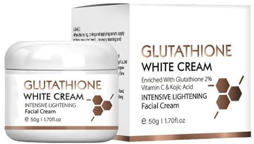 Glutatión blanqueando crema facial, crema para pecas de agua blanqueadora, crema hidratante para el cuidado de la piel, crema facial antigüedad