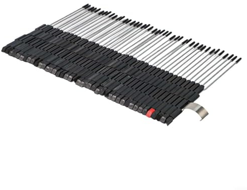 EXTRWORY Multifunktionales N Konturenlehre Metall Multi‑Curved Shaper Tool mit 7,6 cm und 15,2 cm Abschnitten für genaue Abschrägung, rundes Rohr (7,6 cm)