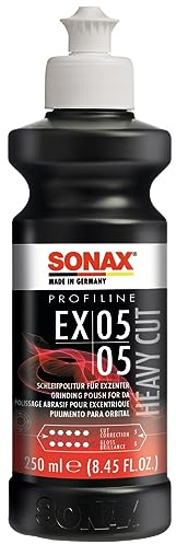 SONAX PROFILINE ExCut 05-05 (250 ml) Schleifpolitur zum Abschleifen von verkratzten oder lokal angeschliffenen Lackschichten/Art-Nr. 02451410