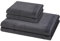 Möve - 4 teiliges Frottier-Set - Premium (2 X Handtuch 2 X Duschtuch im Set) - 550 g/m2 - Baumwolle - Walkfrottee - saugstark - weich und flauschig - Dark Grey