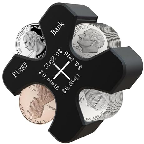 Jvjggag Auto Kleingeld Organizer - Münzaufbewahrung Halter - Silikon Münzorganizer Münzsortierer Kleingeld Aufbewahrungsbox für Auto, Brieftasche, Tasche