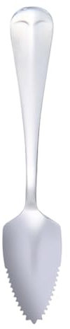 Cuillère à pamplemousse – Acier inoxydable dentelé, manche long | Rendement de précision pour agrumes, kiwi et dessert | Styles ustensiles de cuisine pour préparer facilement les fruits, préparer les
