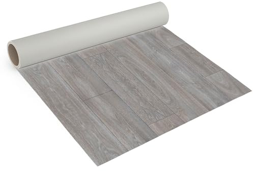 Internethandel Pfordt CV Bodenbelag Holz Avignon, 100x200 cm, pflegeleichter PVC Vinylboden, Meterware für Küche und Wohnzimmer