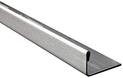 20x L-Profil Edelstahlschiene Fliesenprofil Fliesenschiene Edelstahl V2A L250cm 11mm gebürstet