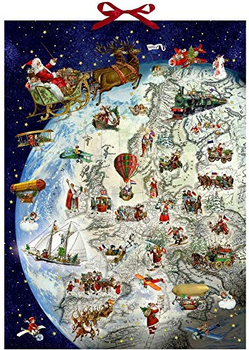 Wand-Adventskalender – Der Dienstplan des Weihnachtsmanns