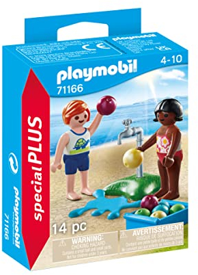 PLAYMOBIL Special Plus, Niños con Globos de Agua, A Partir de 4 años