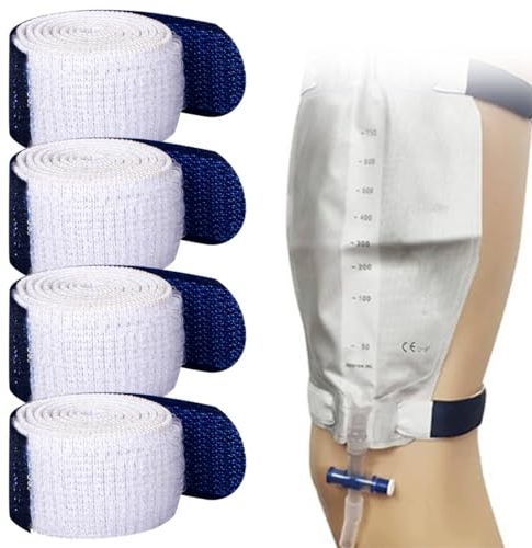 4 Stücke Katheter Beinbeutel Gurte Urinbeutel Gurte Katheterhalter Stabilisierung Gerät Katheter Halterung Gürtel Für Katheter Urinbeutel Schlauch