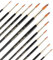 Prasacco 12 Stück Aquarellpinsel Set, Nylon Pinsel, Runde Spitze Pinsel-Set Aquarellpinsel Künstlermalpinsel Pinselset Acrylfarben Pinsel Malerei Ölfarben Brush Set für Künstler, Erwachsene und Kinder