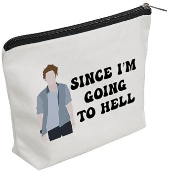 WZJHCL Twilight Movie Make-up-Tasche Edward Kosmetiktasche Vampire Cullen Since I'm Going to Hell Zitat Aufbewahrungstasche, Since Hell, modisch