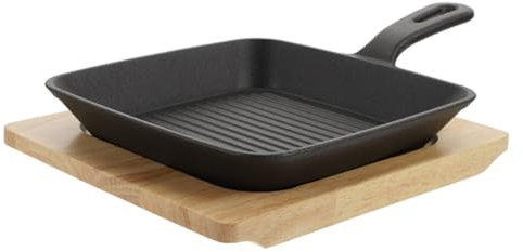 ABOOFAN 1 Jeu Assiette Teppanyaki Plaque De Gril Pour Poêle Crêpe Poêle Antiadhésive Poêle à Induction Pâtisserie Plat Casserole Poêles à Frire Antiadhésives Friture Friteuse Bois Black