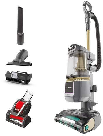 Shark Detect Corded Upright Vacuum Cleaner, Ultra-Powerful Pet Hair Pick-Up with Anti Hair Wrap Plus, DuoClean Detect & Direction Detect, Anti-Allergen, Lift-Away Technology with Pet Tool, LA450UKTBK