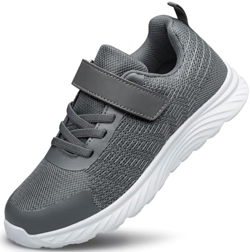 Raoendis Löparskor Sportskor Pojkar Flickor Sneakers Unisex Barnskor Träningsskor Andningsbar Casual Tennisskor för Skola Jogging Utomhussport