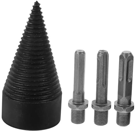 Operitacx Punta Spaccalegna Per Trapano Utensile Spaccalegna Per Uso Gravoso Compatibile Trapani Elettrici e Percussione Teste Intercambiabili e Materiale