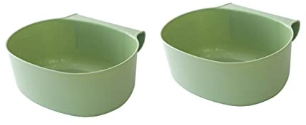 Cabilock 2pcs Hanging Trash Can for Kitchen Cabinet Door Rubbish Container Environmental Friendly Material Storage Garbage Box for Small Waste Bin