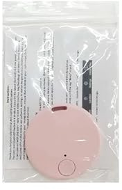 Mini Mode Smart Hund Katt Husdjur Bluetooth 5.0 GPS Tracker Anti Lost Alarm Tag Trådlös Barnväska Plånbok Key Finder Locator(Pink-A)
