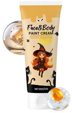Peinture Corporelle pour la Peau,Maquillage à l'Eau Lavable | Maquillage Lavable Longue Durée pour Adultes Vampire Squelette Zombie Théâtre Fête Noël Cosplay - Noël Zombie Squelette Vampire