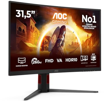AOC 81,3cm (31,5) C32G4Z 16:09 HDMI+DP+USB Curved Bl/red (C32G4Z)