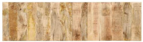 Mhdvray Tête de Lit 180 cm en Bois de Manguier Brut Massif, Panneau de Lit Mural au Style Industriel pour Chambre à Coucher, Support de Dossier Robuste et Élégant, 180x1,5x50 cm