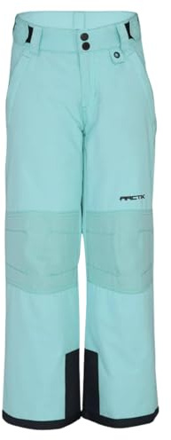 Arctix Kids Snow Pants with Reinforced Knees and Seat, Island Azure, Medium