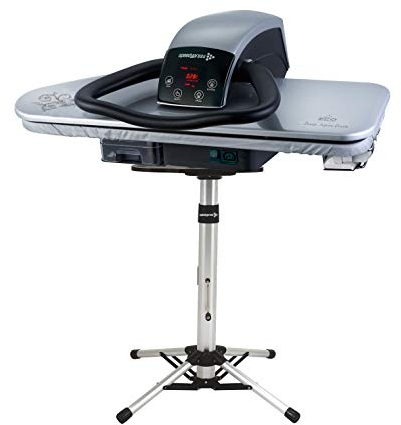 81HD-S Argento 2600watt Pressa da stiro a vapore Heavy Duty 81cm + Stand by Speedypress (+ Attacco ferro, filtro e coperchio gratuiti)