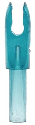 Bohning F Nock - .166 Shafts (4mm, VAP, Nano, Micro), 12 Pack, Teal