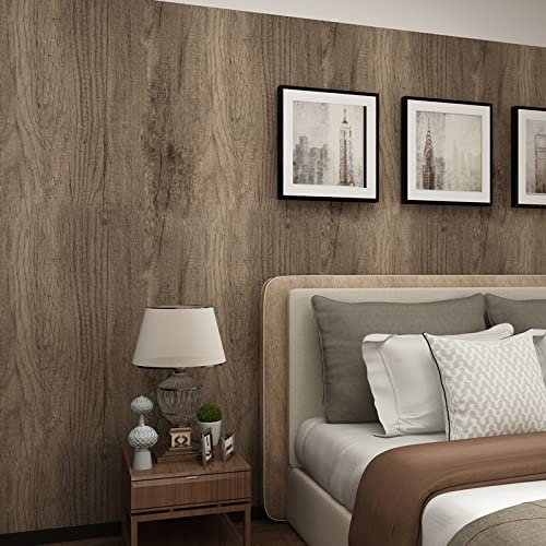 JSEVEM 80CM×4M Dickes Hellgrau Hellbraun Holzfaser Selbstklebend Tapete Vintage Grau Holzoptik Strukturtapete Selbstklebende Wandtapete Vinyl Matt Textur Klebefolie Möbelaufkleber für Die Tischplatte