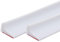 200cm Schwallschutzleiste Dusche Selbstklebend Schwallschutz Duschschwelle Wassersperre Silikon Wasserstopper Dusche Nass und Trockenabscheidung Duschwasserstop für Bad und Küche (weiß)