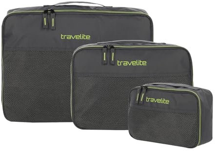 travelite Packwürfel 3er Set Grau