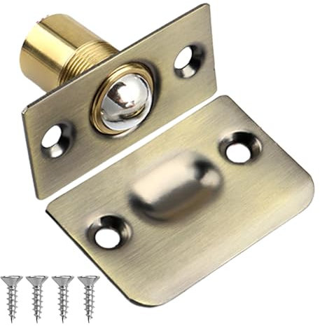 Teksome Quincaillerie de porte à loqueteau à bille, loqueteaux à bille pour portes intérieures | Loquets à bille de porte pour portes intérieures,Loquet à boule de placard, loquet à boule silencieux,
