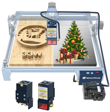 SCULPFUN S6 S9 S30-serien lasermodul uppgraderingssats 33 W uppgradering S9 till S30 Ultra 33 W lasergravyrmaskin lasergravyrmaskin inkluderar S30 Ultra 33 W laser S30 ultra moderkort
