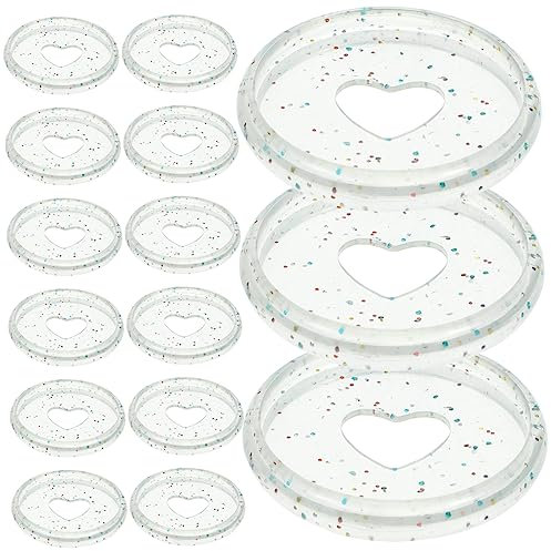 HONMEET 50pezzi Dischi Per Rilegatura in Abs Dischi Raccoglitori Multiuso Per Quaderni e Planner Di Accessori Per Ufficio Resistenti e Pratici