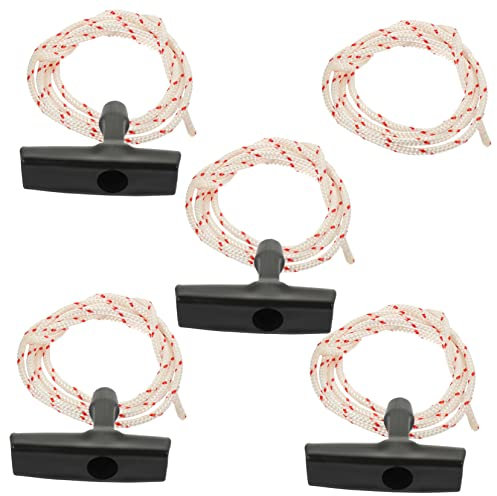 SHINEOFI 5pezzi Corda Di Trazione Per Porta Garage Con Maniglia Corda Resistente e Flessibile Per Scala Soffitta e Apertura Emergenza